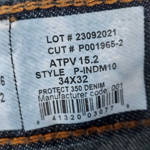 LAPCO FR Flame Resistant Jeans 34x32 Men’s Workwear Denim NFPA 2112 - Picture 13 of 15